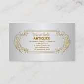 PixDezines - antike Rollen/Tagesfarbe Visitenkarte (Rückseite)