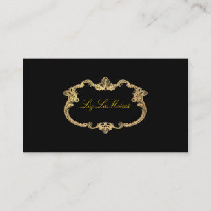 PixDezines antike Schriftrollen/falsches Gold/DIY  Visitenkarte