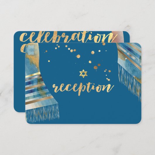 PixDezines Aquarell/Talit/stylish/Empfang (Vorne/Hinten)