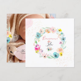 PixDezines AquarelleJahrmarktteil von Naissance Fi Einladung