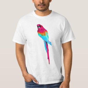 PixDezines Aquarellmacaw/-ROSA T-Shirt
