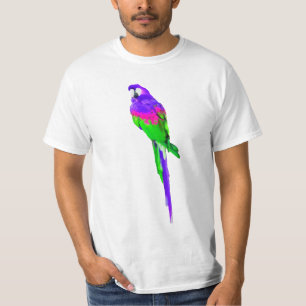 PixDezines Aquarellmakaw/lila T-Shirt