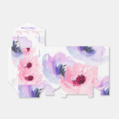 PixDezines Aquarellwasser Rose Lila + Pink Geschenkschachtel (Ungefaltet)