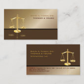 PixDezines ATTORNEYS GESCHÄFTSKARTEN/KOPER+DIY CLR Visitenkarte (Vorne/Hinten)