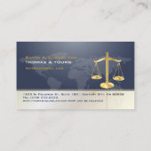 PixDezines ATTORNEYS/WEISS+BLUE Visitenkarte (Rückseite)