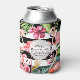 PixDezines Bachelorette Wochenende Pink Flamingos  Dosenkühler