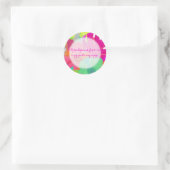 PixDezines bali kai/DIYbackground Runder Aufkleber (Tasche)