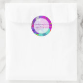 PixDezines bali kai/DIYbackground Runder Aufkleber (Tasche)