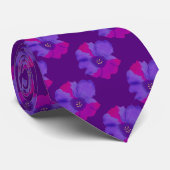 PixDezines bali kai/Hawaiian/Tropical Floral Krawatte (Gerollt)