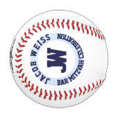 PixDezines Bar Mitzvah Baseball /DIY Schriftart+co (Vorderseite Links)