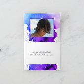 PixDezines Bar Mitzvah danke Ihnen/lila Wasserfarb (Innenseite)