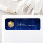 PixDezines Bar Mitzvah Navy Blue Watercolor (Insitu)