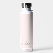 PixDezines Barely Blush Pink DIY Farbe Trinkflasche (Links)