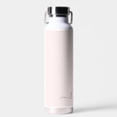 PixDezines Barely Blush Pink DIY Farbe Trinkflasche (Vorne)