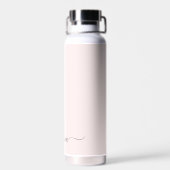 PixDezines Barely Blush Pink DIY Farbe Trinkflasche (Rückseite)