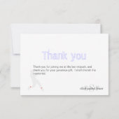 PixDezines Baseball Vielen Dank Karten, Flat Dankeskarte (Rückseite)