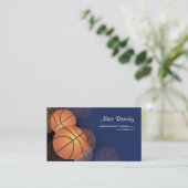 PixDezines Basketball Karten / DIY Hintergrundfarb (Stehend Vorderseite)