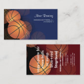 PixDezines Basketball Karten / DIY Hintergrundfarb (Vorne/Hinten)