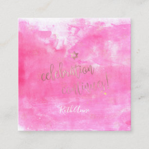 PixDezines Bat Mitzvah Celebration Cards ✡ Pink Begleitkarte