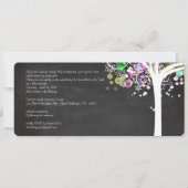 PixDezines-Baum des Lebens Bat Mitzvah/Tafel Einladung (Rückseite)