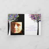 PixDezines Baum des Lebens/danke/DIYbackground Dankeskarte (Innenseite)