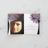 PixDezines Baum des Lebens/danke/DIYbackground Dankeskarte (Innenseite)