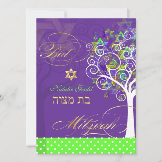 PixDezines-Baum des Lebens/DIY-Hintergrundfarben Einladung (Vorderseite)