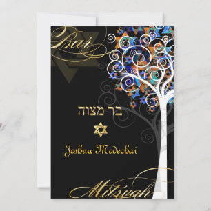 PixDezines Baum des Lebens mitzvah/DIY Hintergrund Einladung