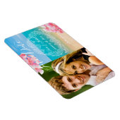 PixDezines Beach Foto rett Date/DIY Schriftartes Magnet (Rechte Seite)