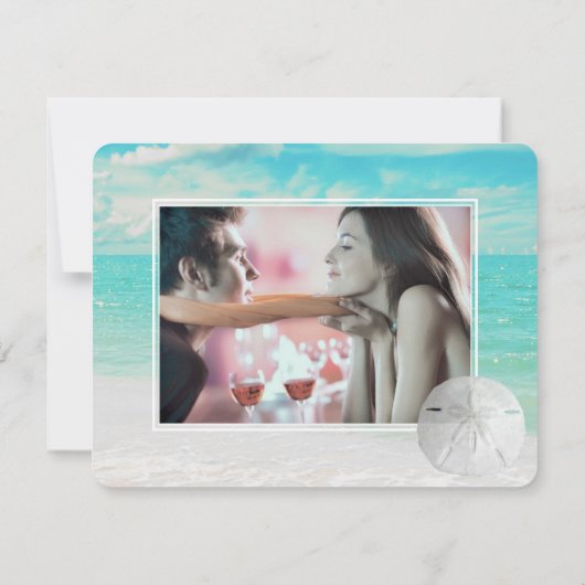 PixDezines Beach/Ocean/Starfish/Save the Date Save The Date (Rückseite)