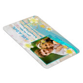 PixDezines Beach+Plumeria rett Datum/Farbe der DIY Magnet (Rechte Seite)