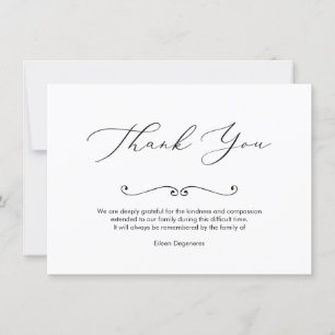 PixDezines Bereavement Danke, nach der Beerdigung Einladung