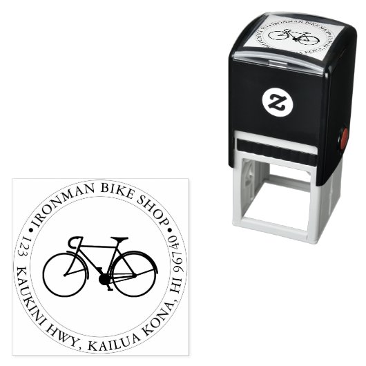 PixDezines Bicycle Permastempel (Beispiel)