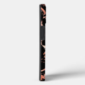 PixDezines Black Marble Imitate Rose Gold Veins Fa Case-Mate iPhone Hülle (Rückseite / Rechts)