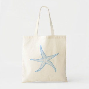 PixDezines Blauer Seestern Tragetasche