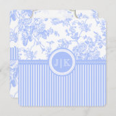 PixDezines-blaues Toile/Rose (Vorne/Hinten)