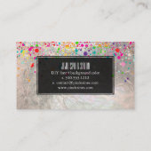 PixDezines (blazzled/Regenbogen/Imitate silber) Visitenkarte (Rückseite)