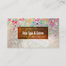 PixDezines (blazzled/Regenbogen/Imitate silber) Visitenkarte