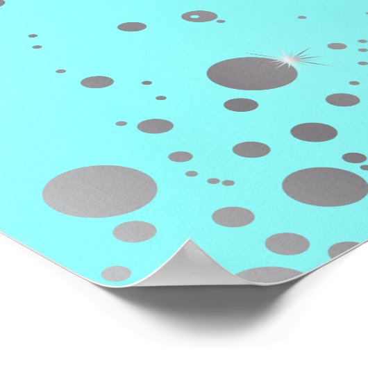 PixDezines blendend/Imitate Silberschwecks/DIY-Far Poster (Ecke)