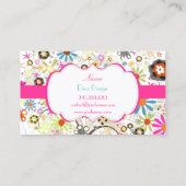 PixDezines Blooms, BusinessCard Visitenkarte (Rückseite)