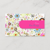 PixDezines Blooms, BusinessCard Visitenkarte (Vorderseite)