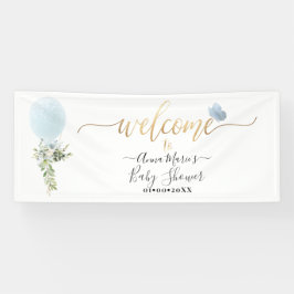 PixDezines Blue Glitzer Ballon Alle Veranstaltunge Banner