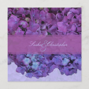 PixDezines Blue Hydrangea Einladung