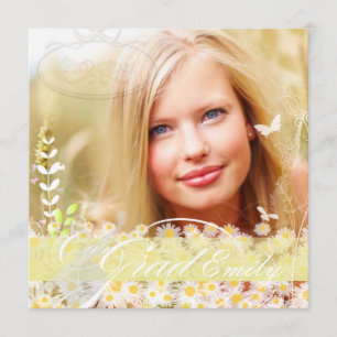 PixDezines Blume Power Abschluss, Mod Daisies Einladung