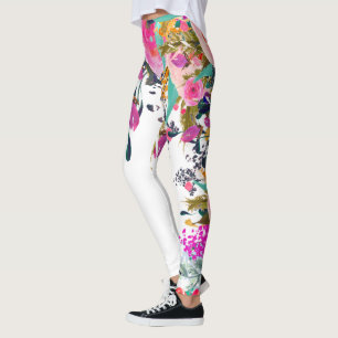 PixDezines Blumenaquarell/Frühlingsstrauß Leggings