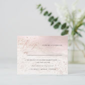 PixDezines Blush Coastal Calligraphy UAWG w Einladungspostkarte (Stehend Vorderseite)