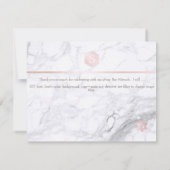 PixDezines Blush Honeycomb Mitzvah Danke ✡ RSVP Karte (Rückseite)