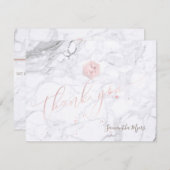 PixDezines Blush Honeycomb Mitzvah Danke ✡ RSVP Karte (Vorne/Hinten)