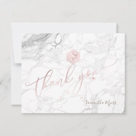 PixDezines Blush Honeycomb Mitzvah Dankeschön Kart RSVP Karte (Vorderseite)