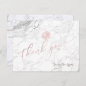 PixDezines Blush Honeycomb Mitzvah Dankeschön Kart RSVP Karte (Vorne/Hinten)